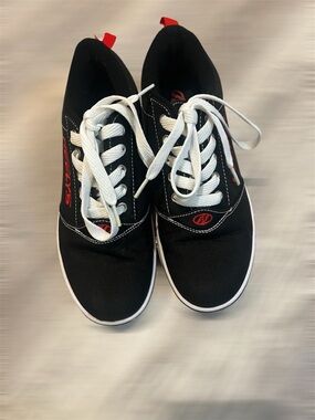 Heelys Black and White Kids' Sneakers with Red Accents